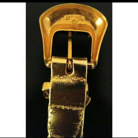 Day Lor Vintage Gold Braided Blelt - Picture 3 of 4